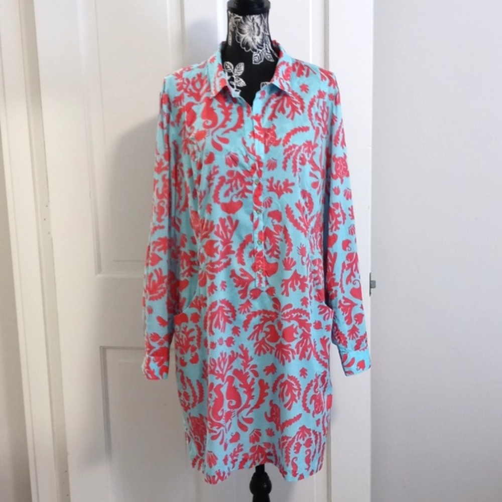 🦀HTF Lilly Pulitzer🦀 - Sanibel Tunic Dress